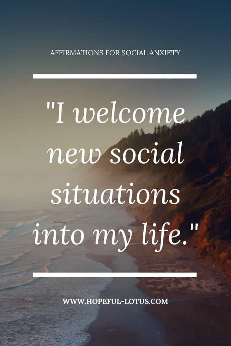 Social anxiety can be overwhelming and debilitating. Using positive affirmations for social anxiety can help calm symptoms of SAD by working with the law of attraction. Incorporate these mantras for SAD into your meditation or mindfulness practice for natural anxiety relief.