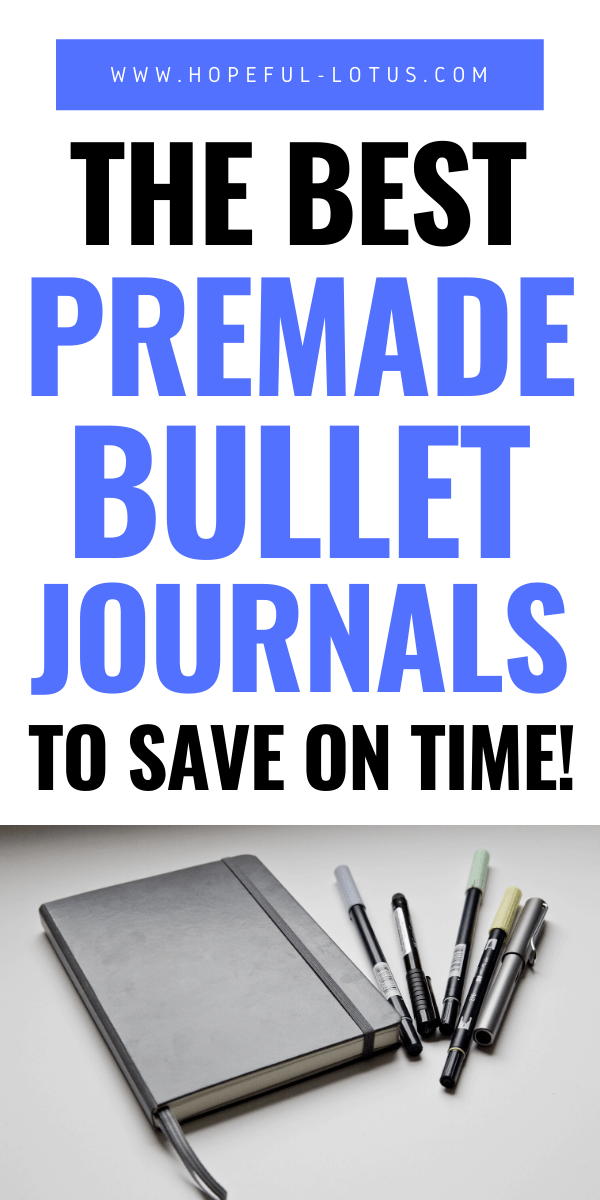 the best premade bullet journals to save on time