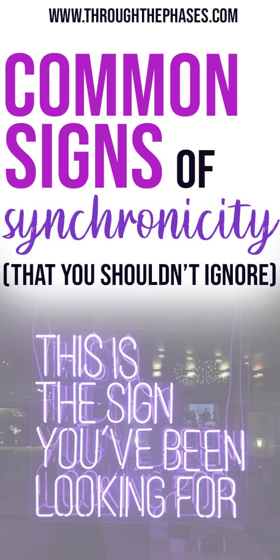 synchronicity signs that you shouldn't ignore