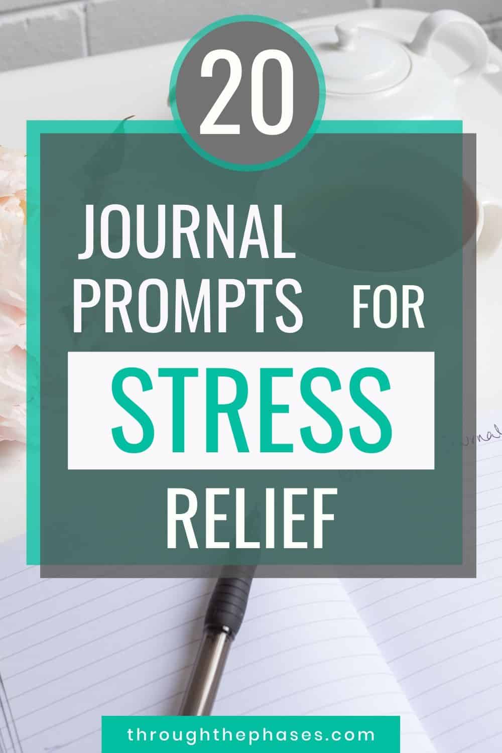 journal prompts for stress relief