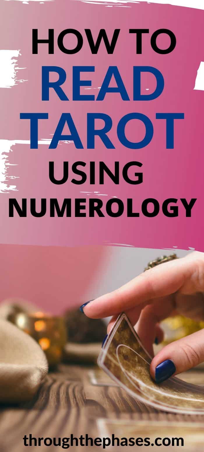 how to read tarot using numerology