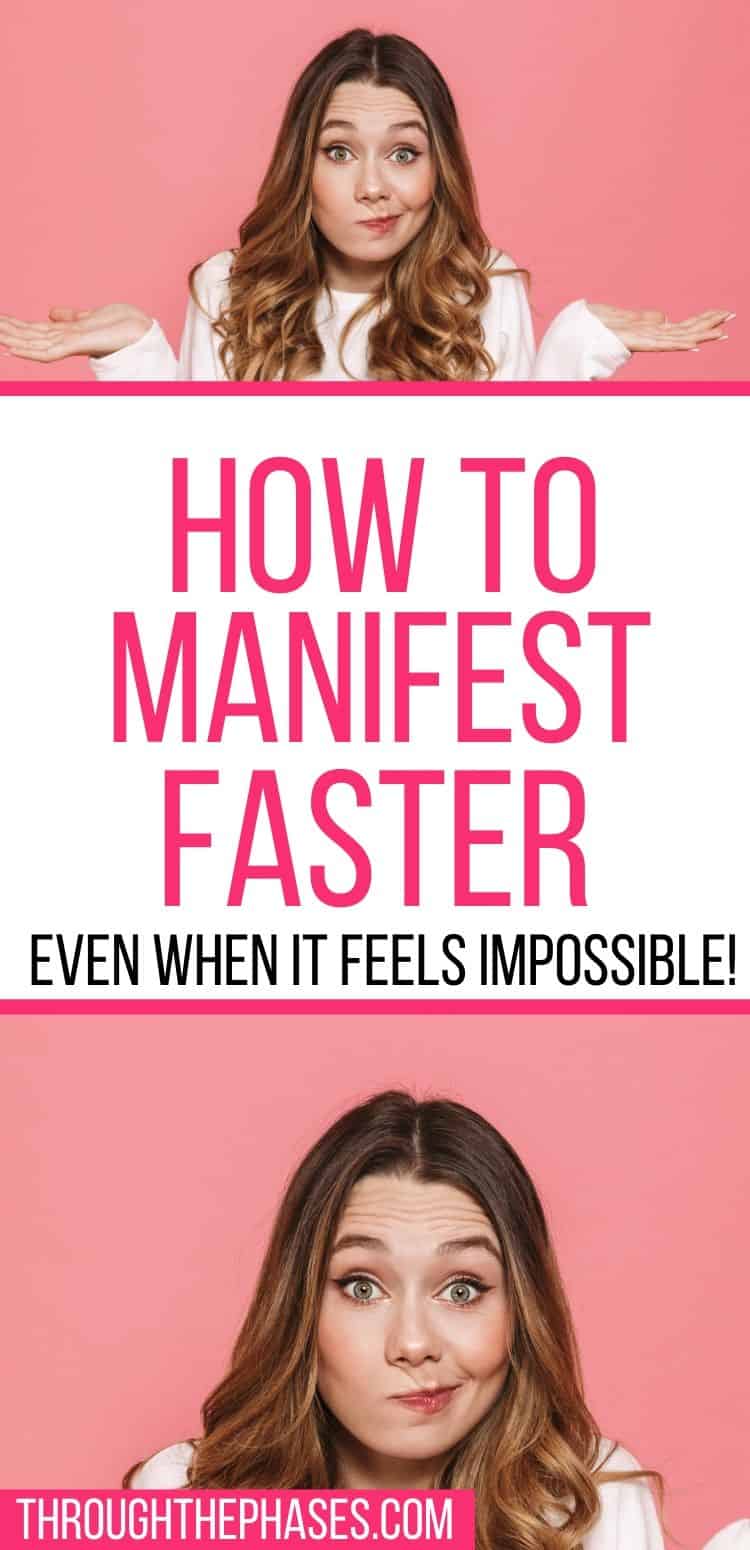 how to manifest faster