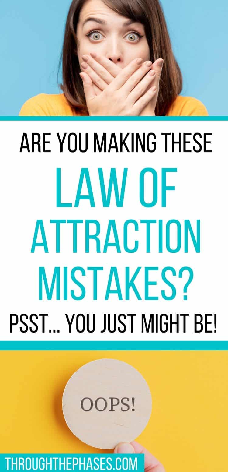 law of attraction mistakes