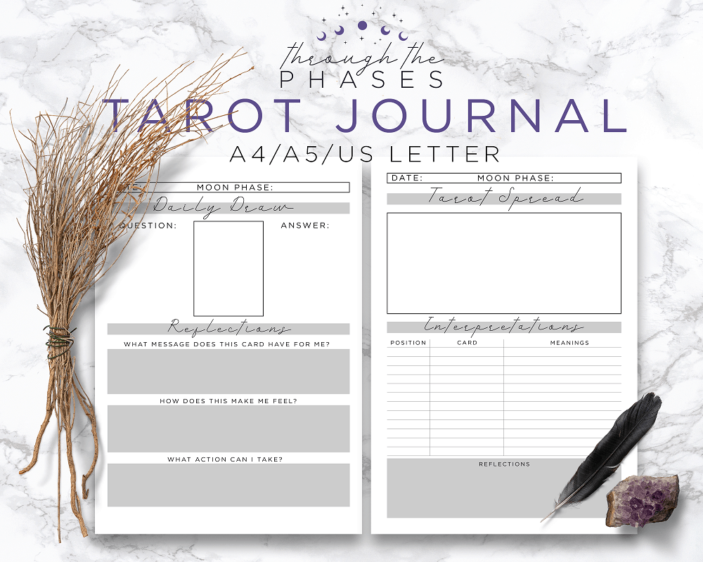 tarot journal printable