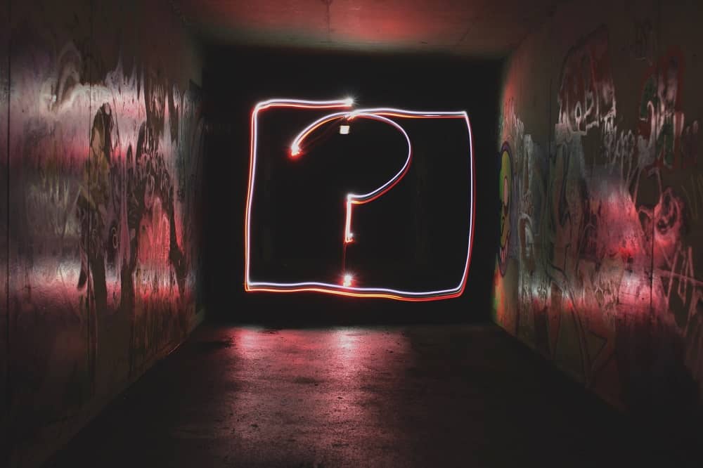 questions to find your purpose question mark sign