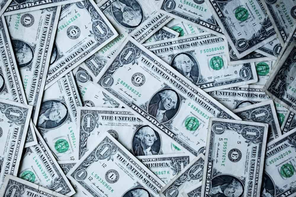 pile of bank notes