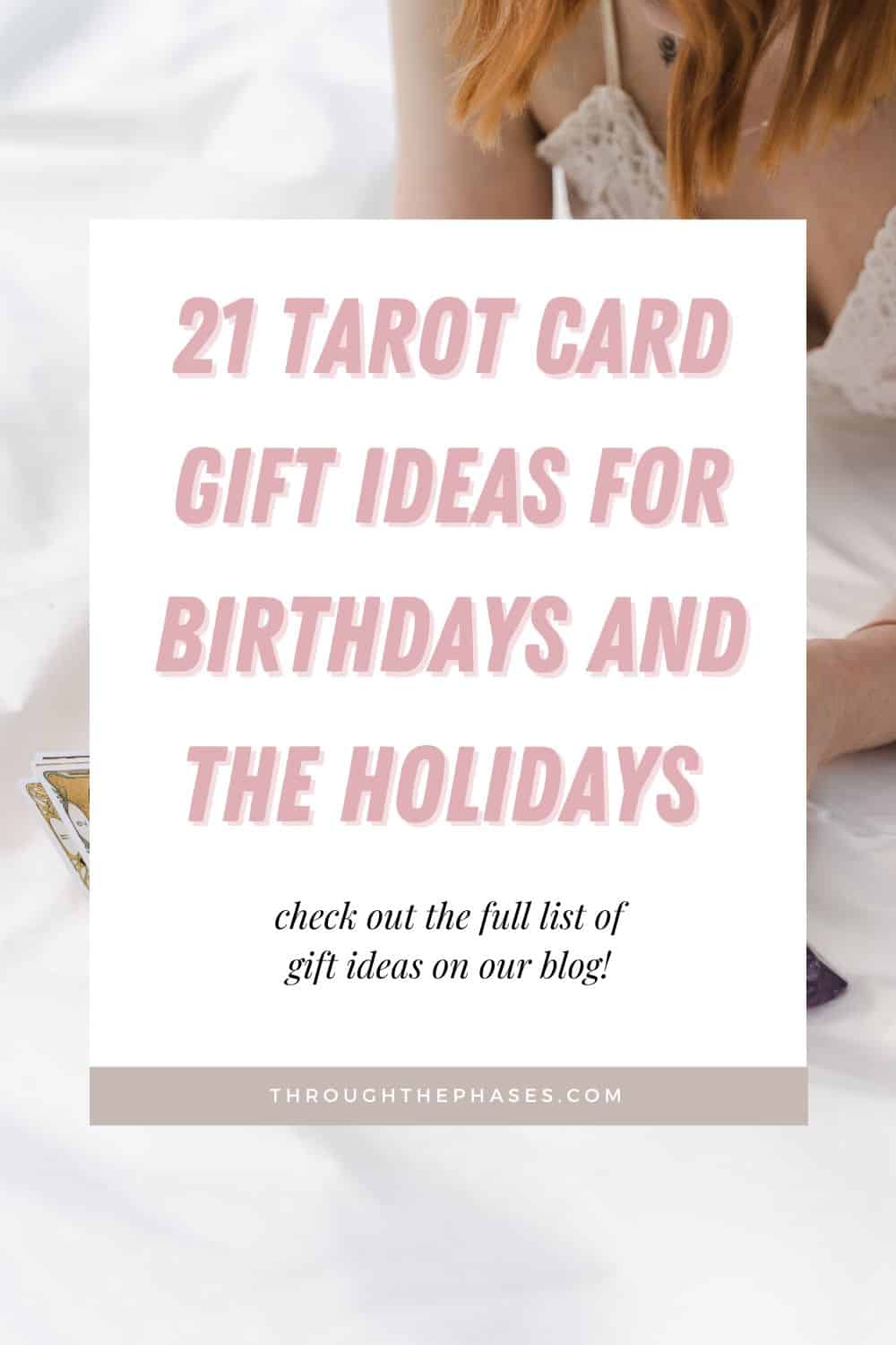 21 tarot card gift ideas for birthdays and the holidays