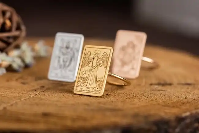 Tarot Card Rings