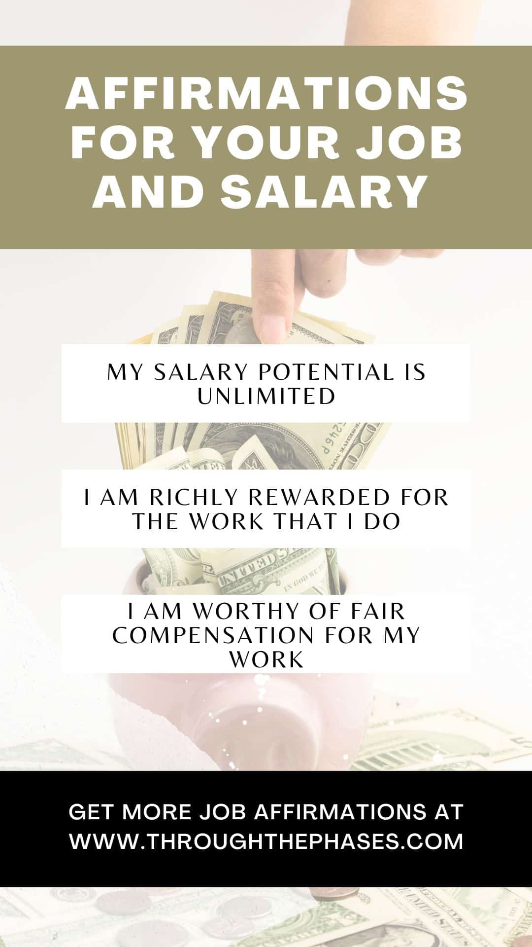 87 Powerful Affirmations for Manifesting a Job or New Career Through
