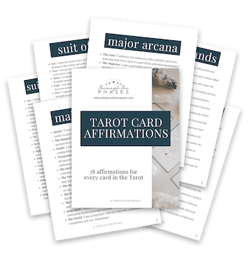 tarot card affirmations pdf stack