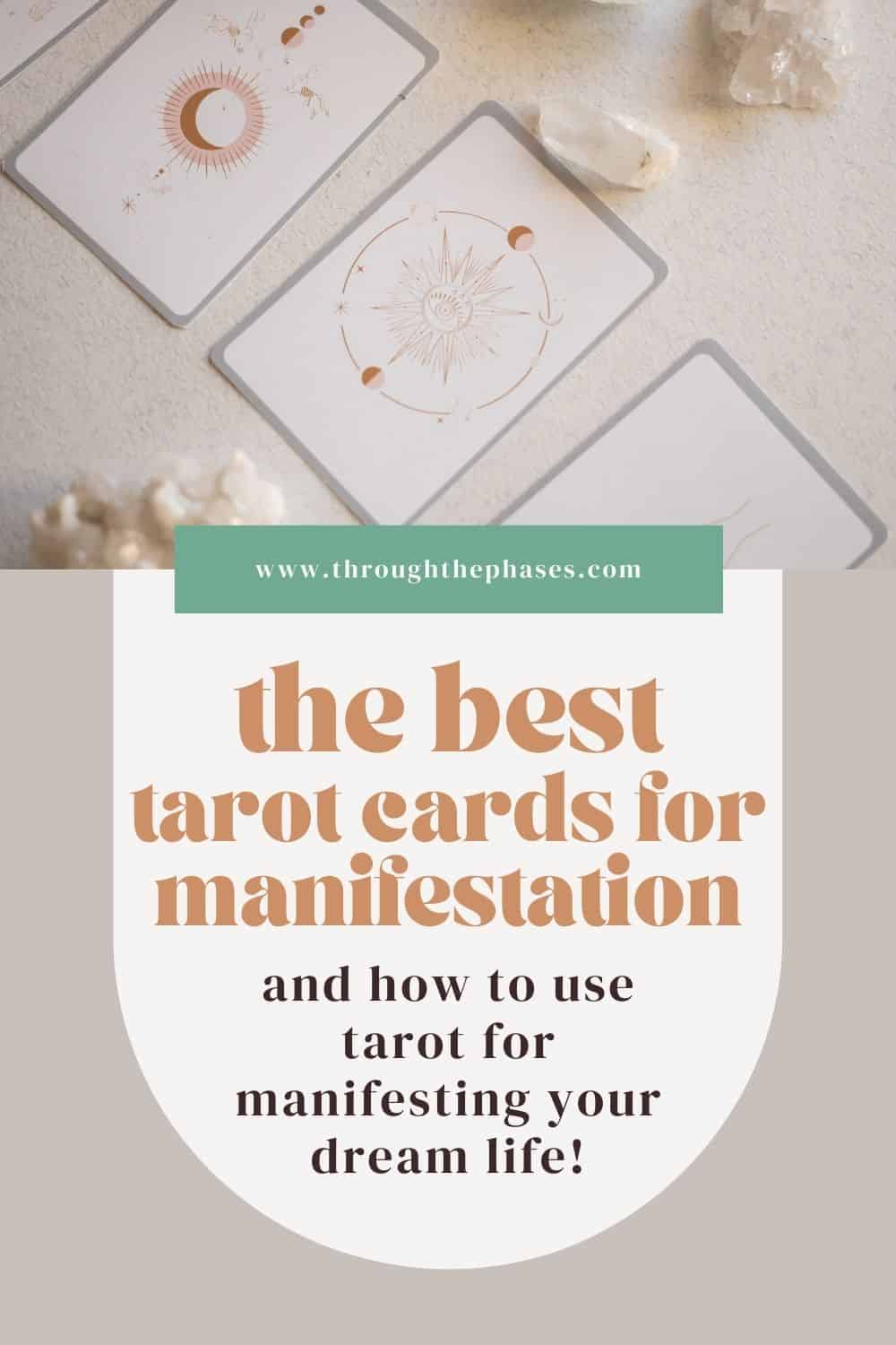 How to Use Tarot for Manifestation (and 12 Powerful Cards!) 9 the best tarot cards for manifestation and how to use tarot for manifesting your dream life!