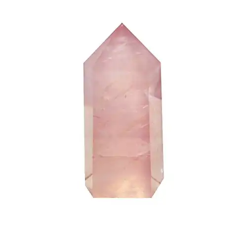 Rose Quartz Healing Crystal Wand