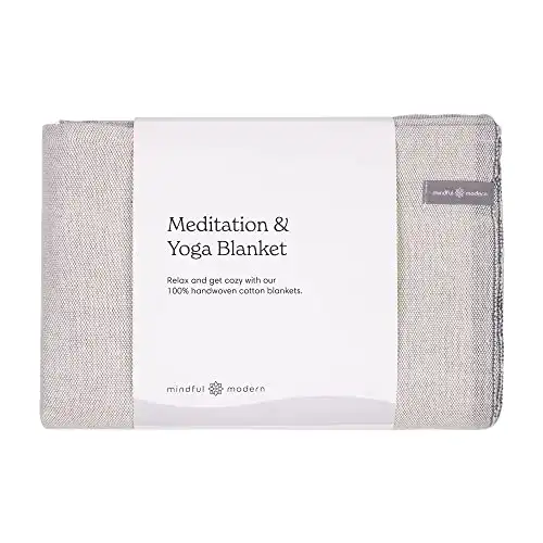 Mindful & Modern Restorative Yoga and Meditation Blanket