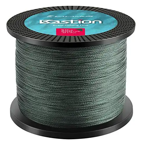 Calamus Bastion Braided Fishing Line, Moss Green