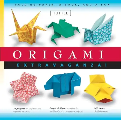 Origami Extravaganza! Origami Kit Includes Origami Book, 38 Fun Projects and 162 Origami Papers