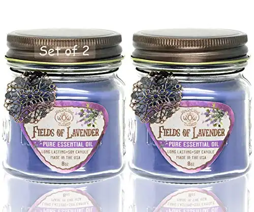 Lavender Aromatherapy Candles