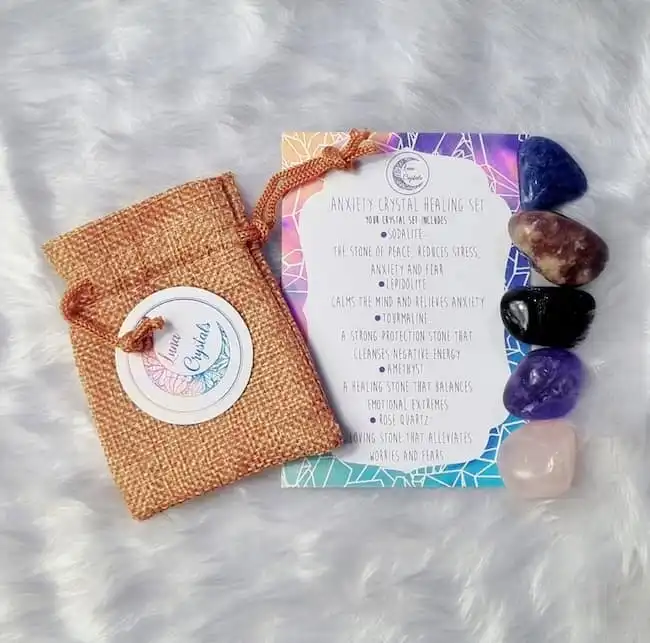 Anxiety Crystals Gemstone Gift Set