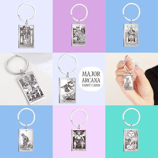 Tarot Card Keychains - All Major Arcana