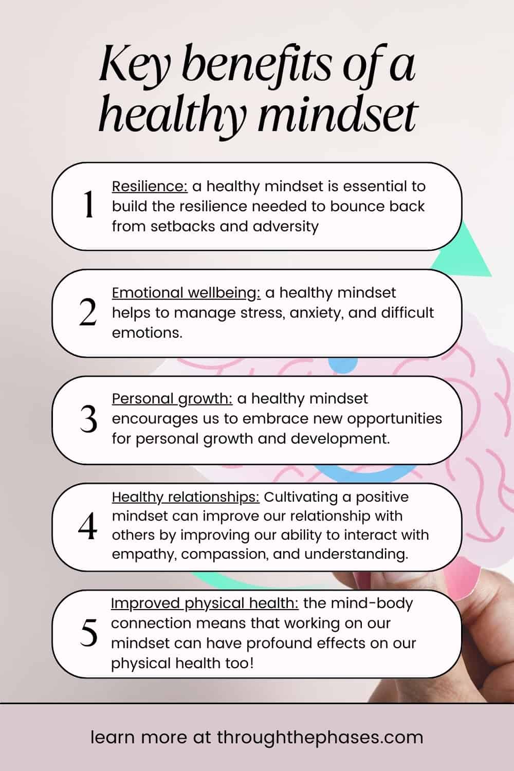 key benefits of a healthy mindset