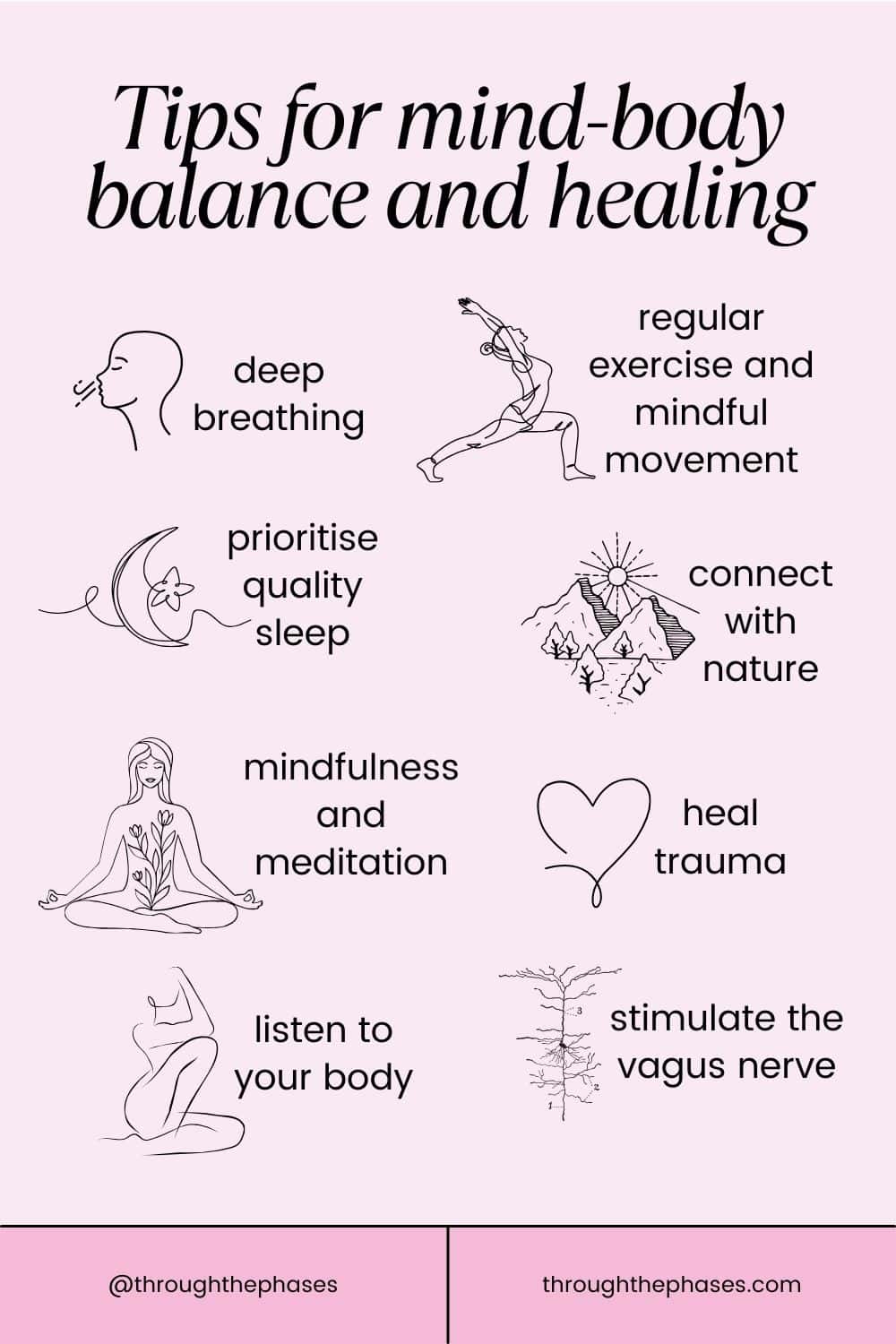 tips for mind-body balance and healing